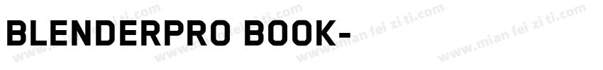 BlenderPro Book字体转换